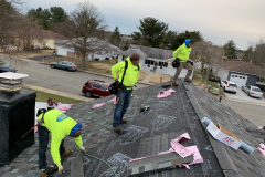 Our Team Completing The Shingle & TPO Roof Installation in Toms River, NJ
