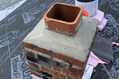 Chimney Repair With New Shingle Roof in Toms River, NJ