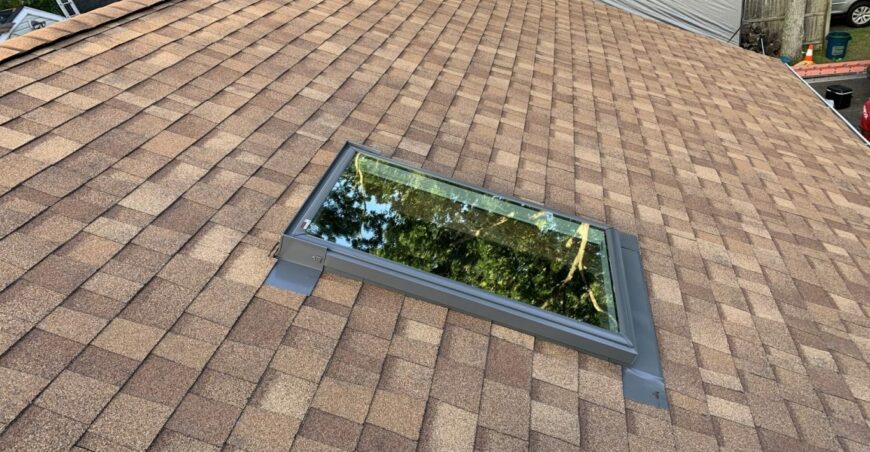 New Roof and Skylights in Brick, New Jersey