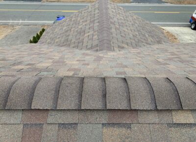 Shingle and Flat Roof in Brick New Jersey
